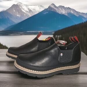 NWT! SUREWAY Slip-On Work Boots Slip-on Casual Black Sz Men’s 10.5, Women 12.5